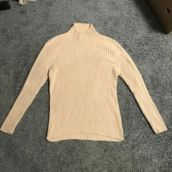 Aeropostale Sweaters - Beige Aéropostale Turtleneck Sweater- Medium